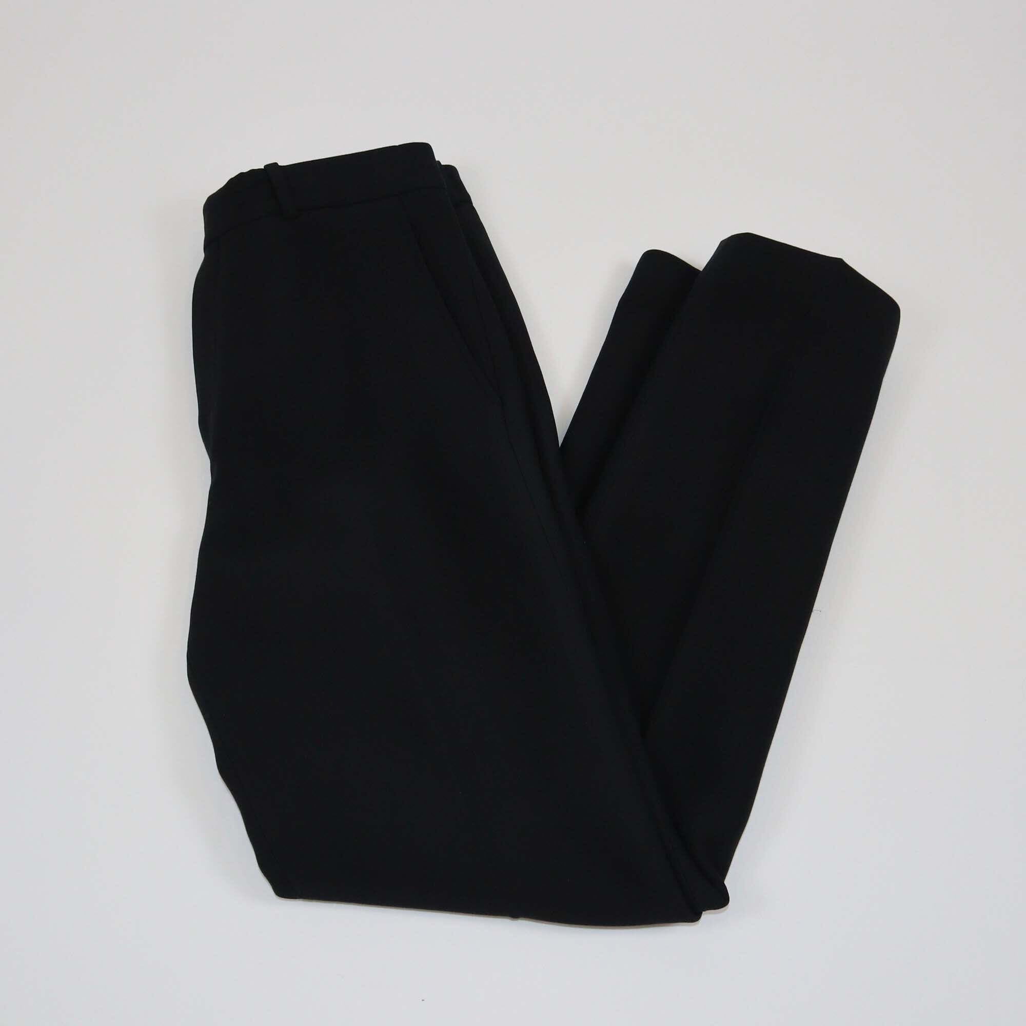 Christian Dior Black Contrast Waist Trim Trousers Womens Christian Dior 