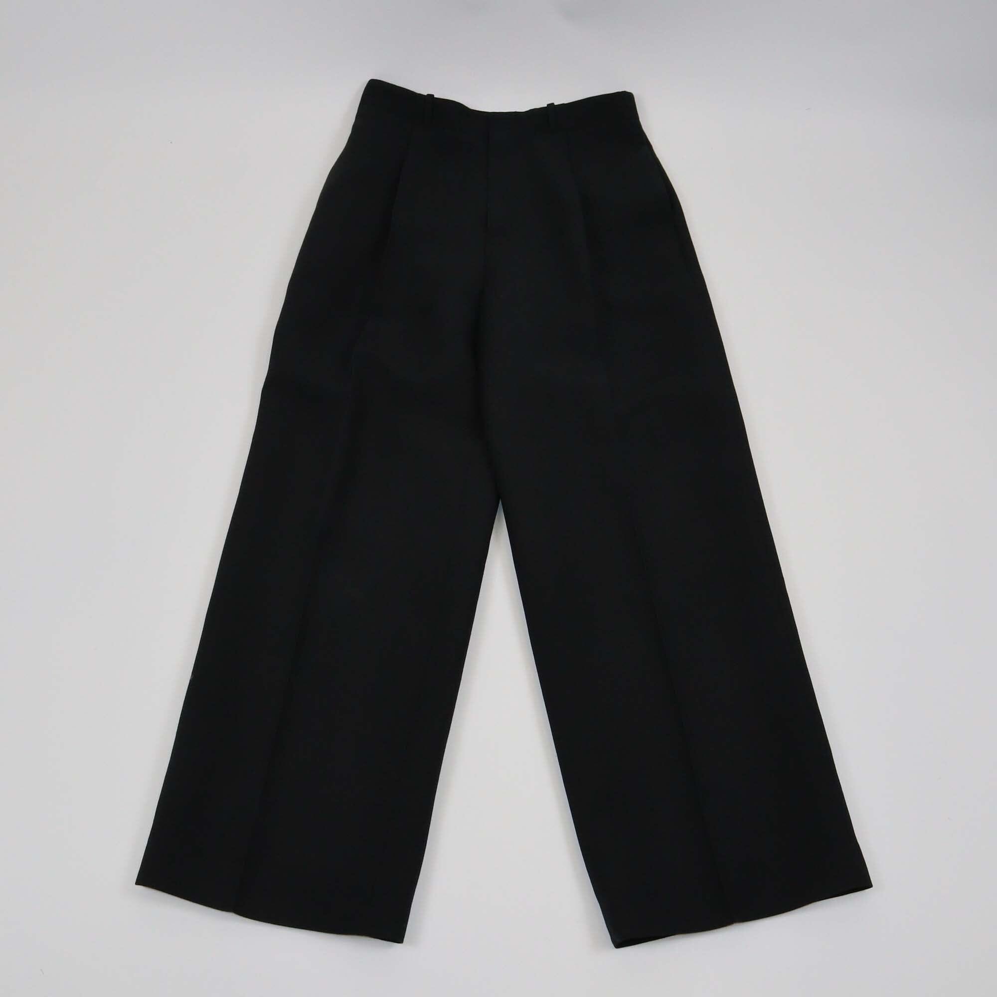 Christian Dior Black Wide Leg Pants Womens Christian Dior 