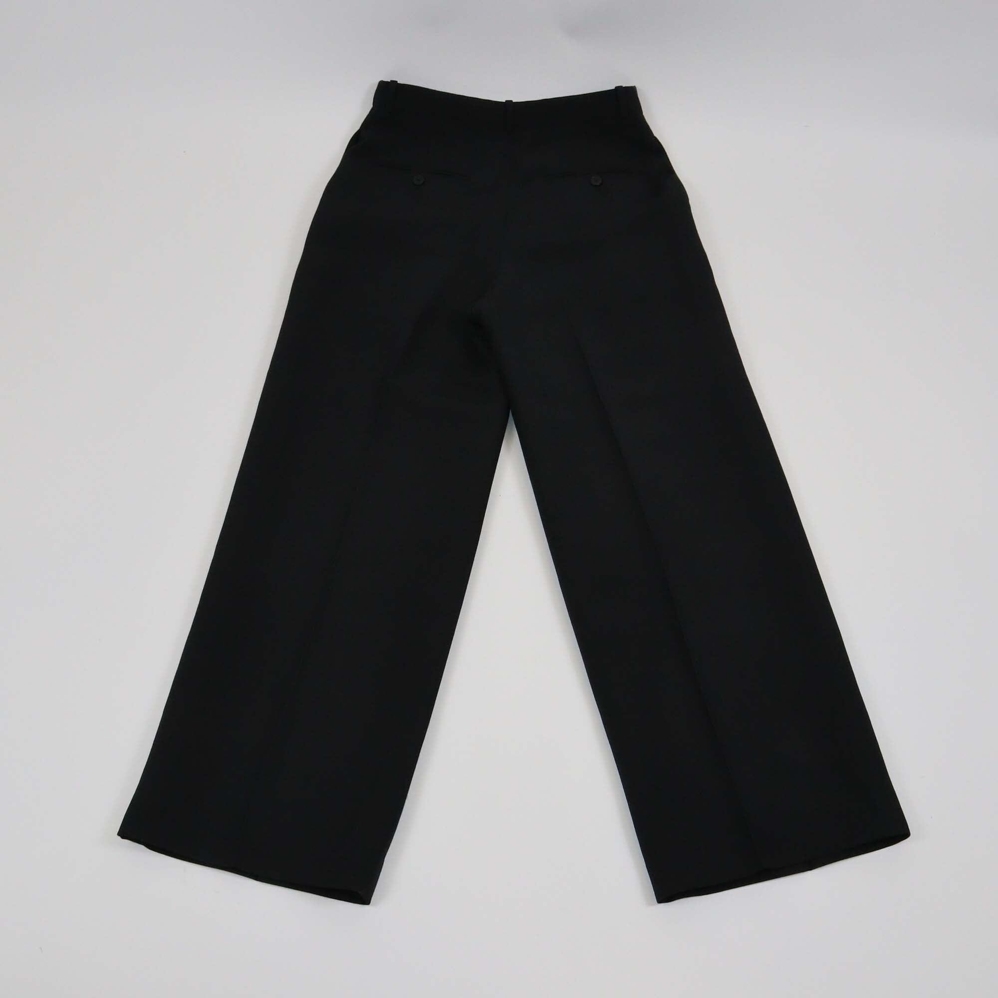 Christian Dior Black Wide Leg Pants Womens Christian Dior 