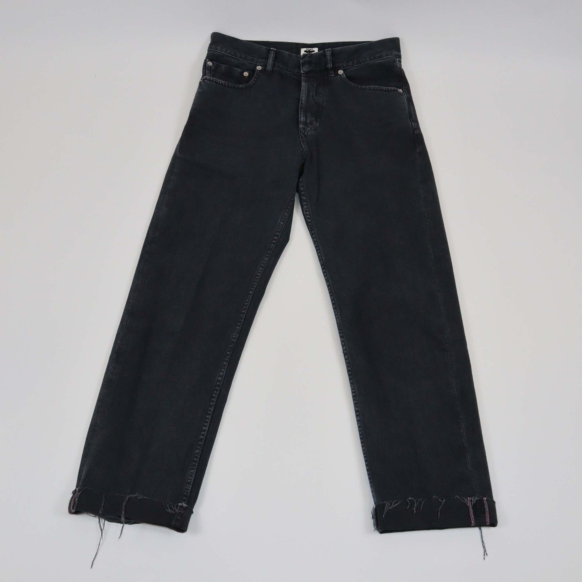 Christian Dior Blue High-Rise Wide Leg Jeans Womens Christian Dior 