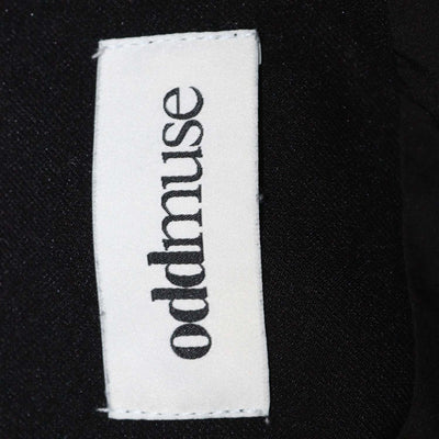 Odd Muse Black Sleeveless Belted Jumpsuit