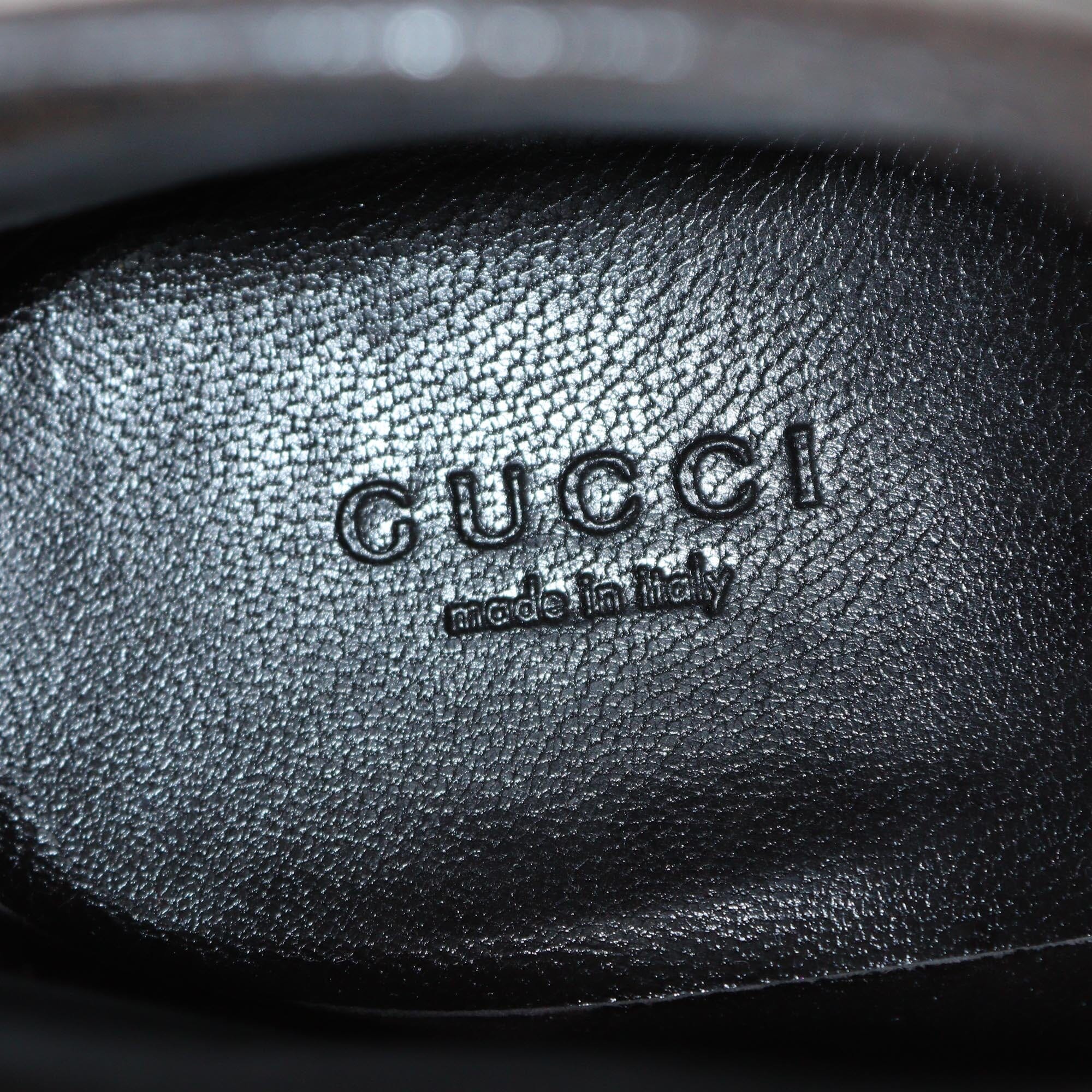 Gucci Dark Brown Hysteria Diana Booties Womens Gucci 