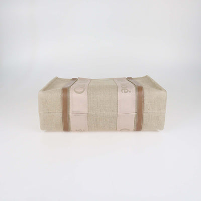 Chloe Blushy Beige Canvas Medium Woody Tote