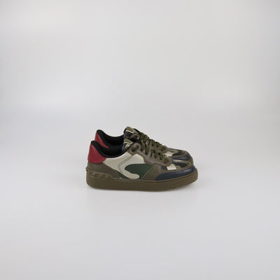 Valentino Olive Green Rockrunner Camouflage Sneaker Womens Valentino 