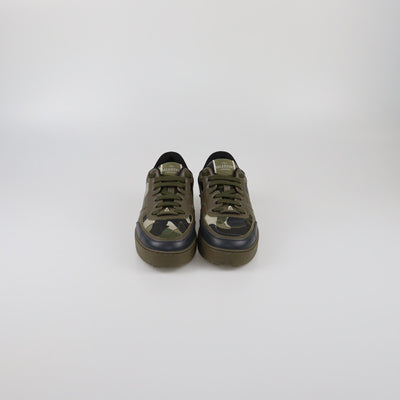 Valentino Olive Green Rockrunner Camouflage Sneaker Womens Valentino 
