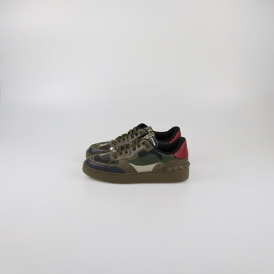 Valentino Olive Green Rockrunner Camouflage Sneaker Womens Valentino 