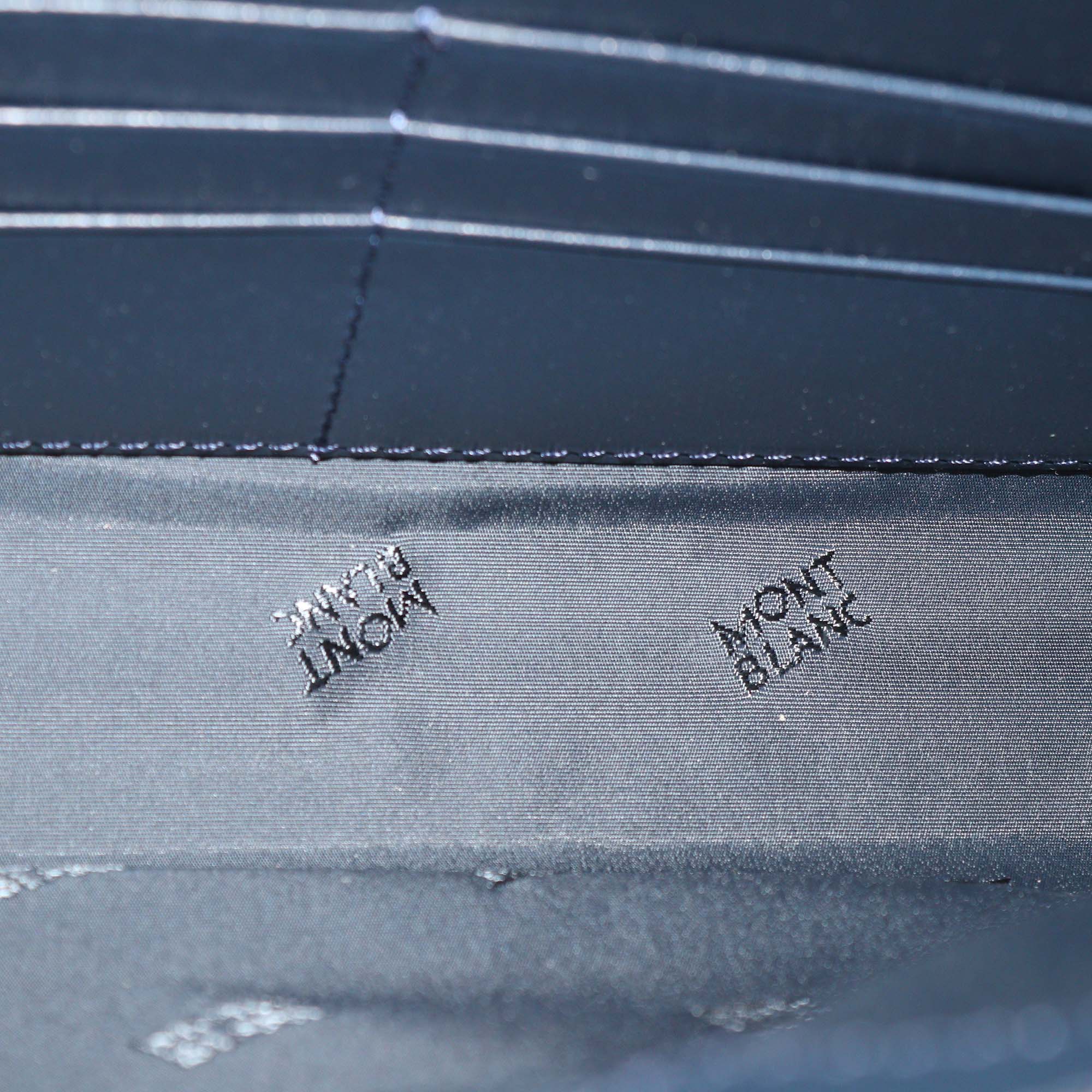 Montblanc Navy Blue Leather Sactorial Pouch