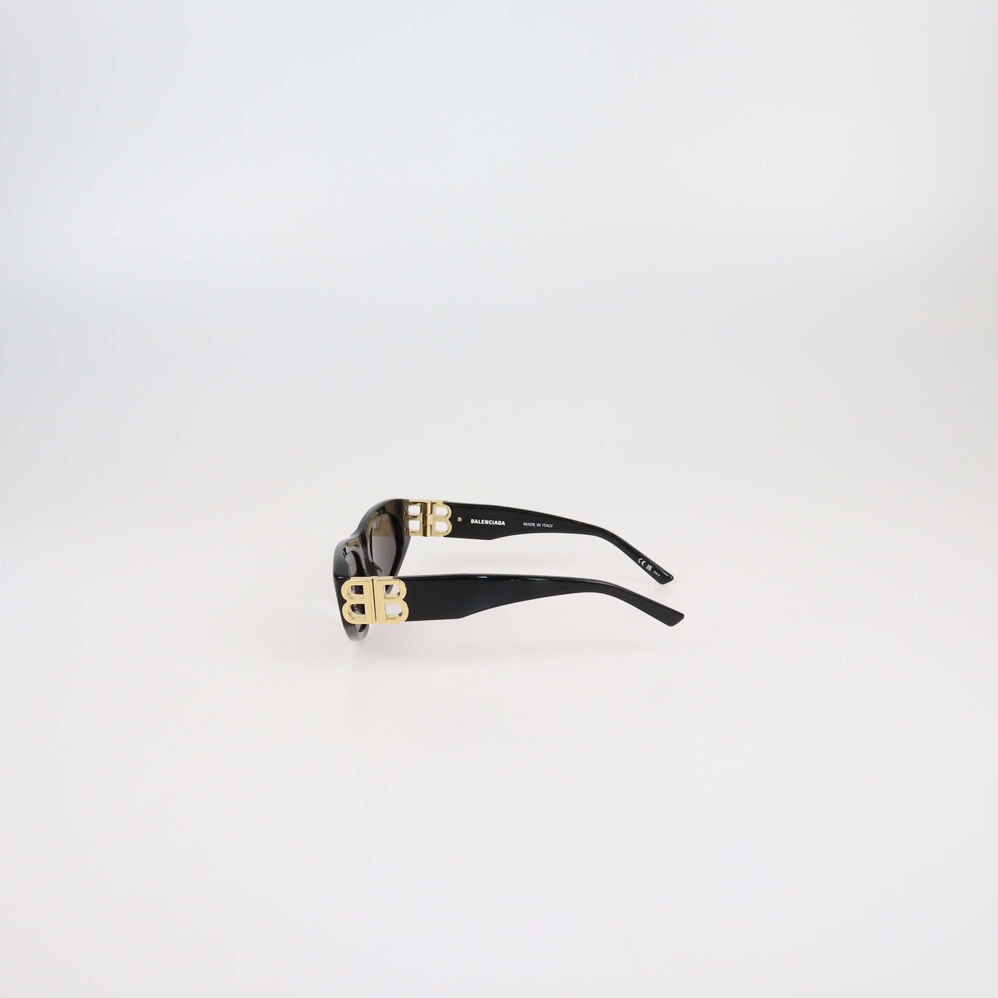 Balenciaga Black Logo Cat Eye Sunglasses Womens Balenciaga 
