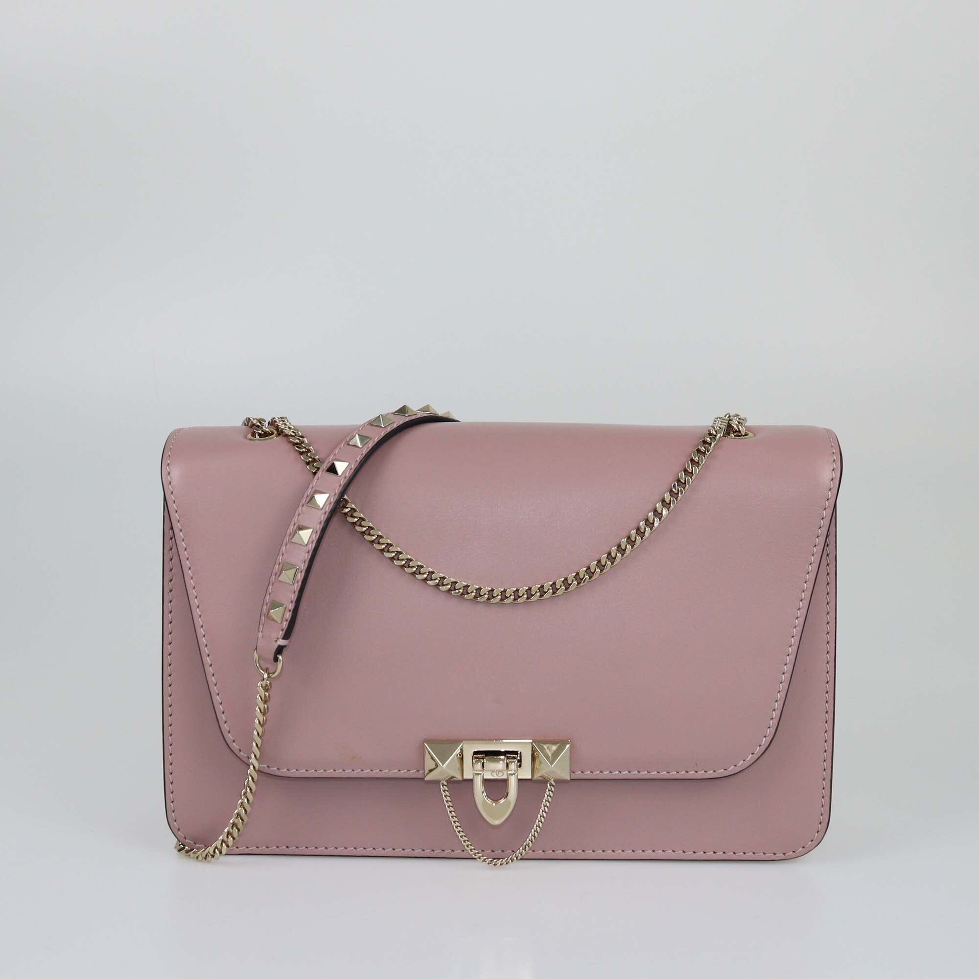 Valentino Old Rose Demilune Shoulder Bag Womens Valentino 