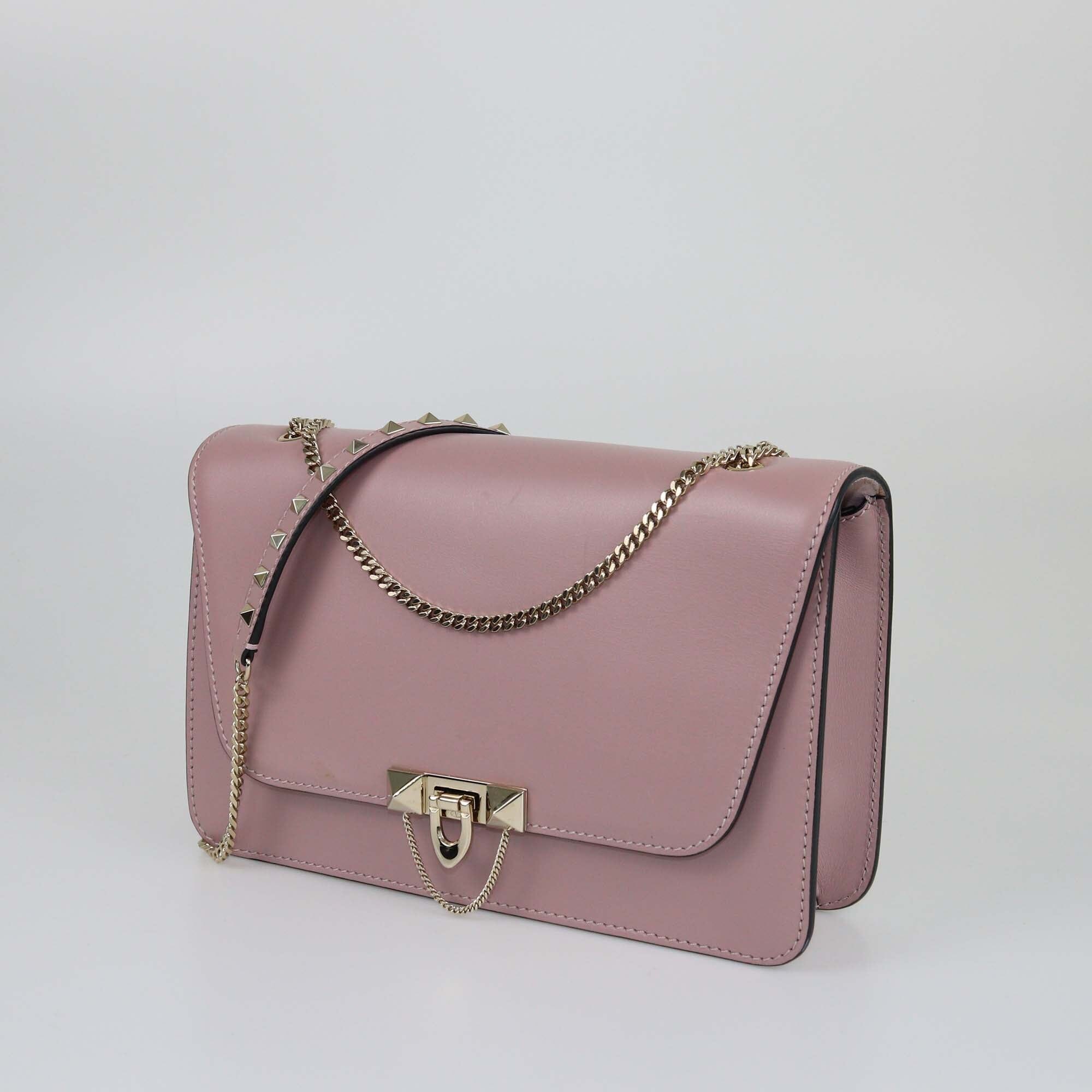 Valentino Old Rose Demilune Shoulder Bag Womens Valentino 