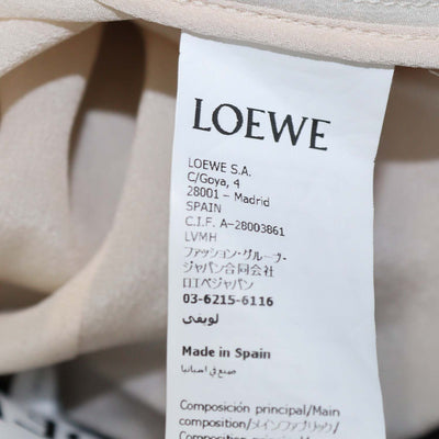 Loewe Multicolor Silk Floral Print Chiffon Draped Trousers