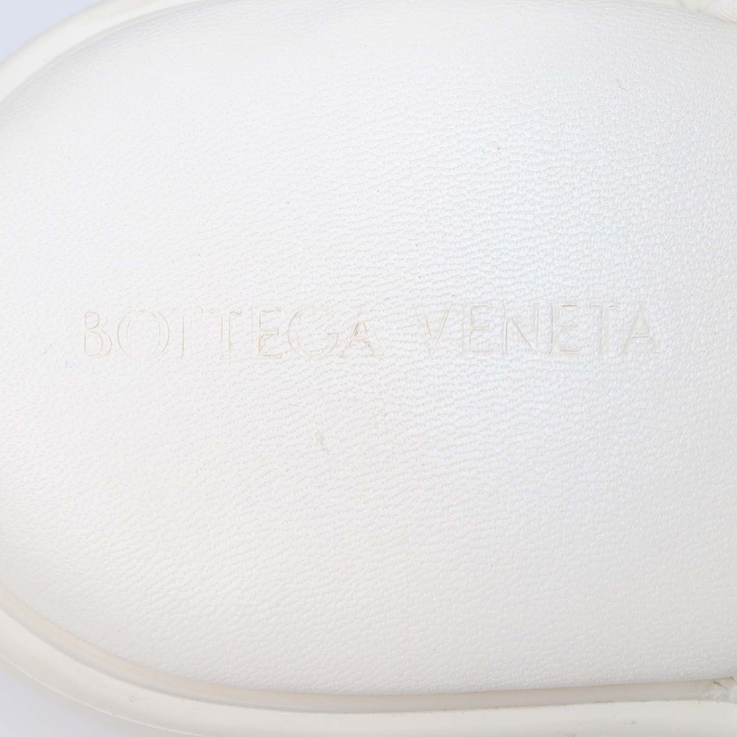 Bottega Veneta White Nylon Flash Bomber Slide Sandals
