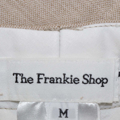 The Frankie Shop Beige Blend Polyester Cargo Wide Leg Pants