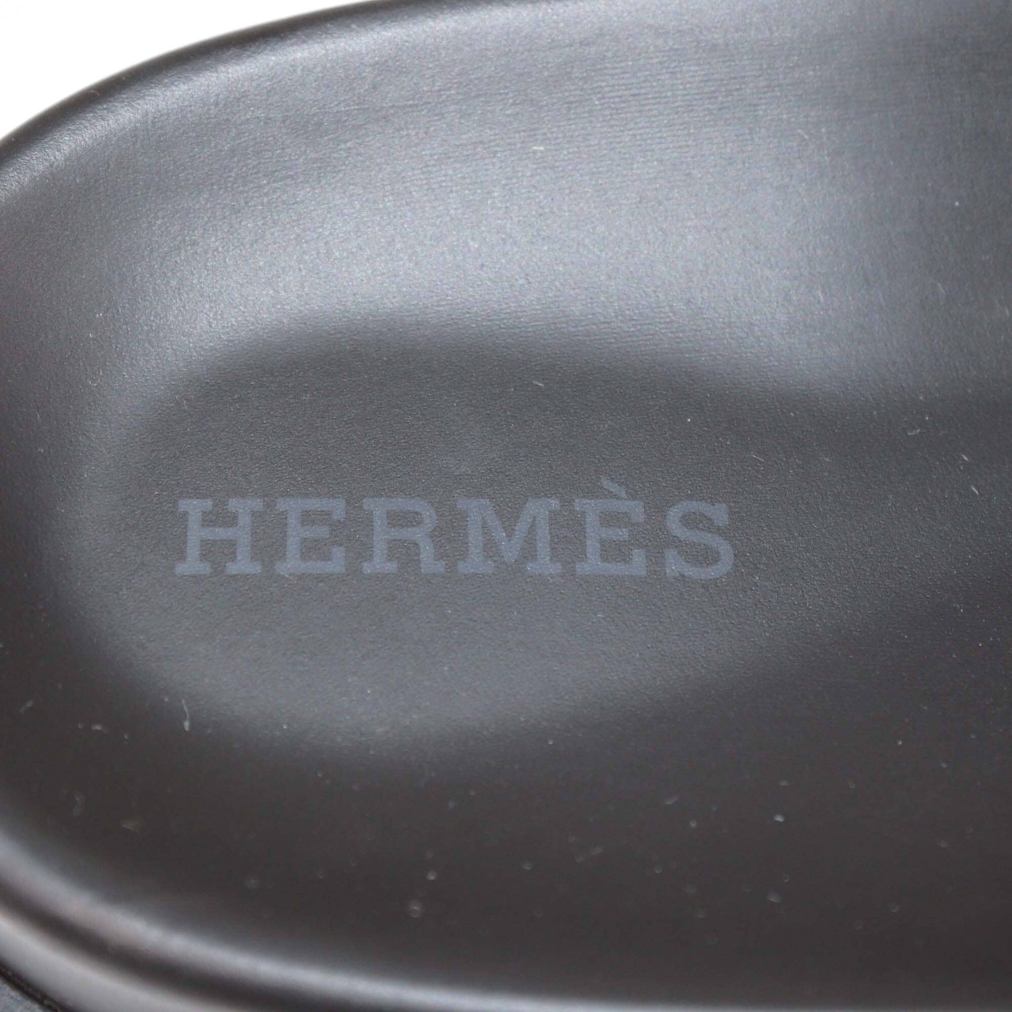 Hermes Rose Bois De Santal Alligator Chypre Flat Sandals Womens Hermes 