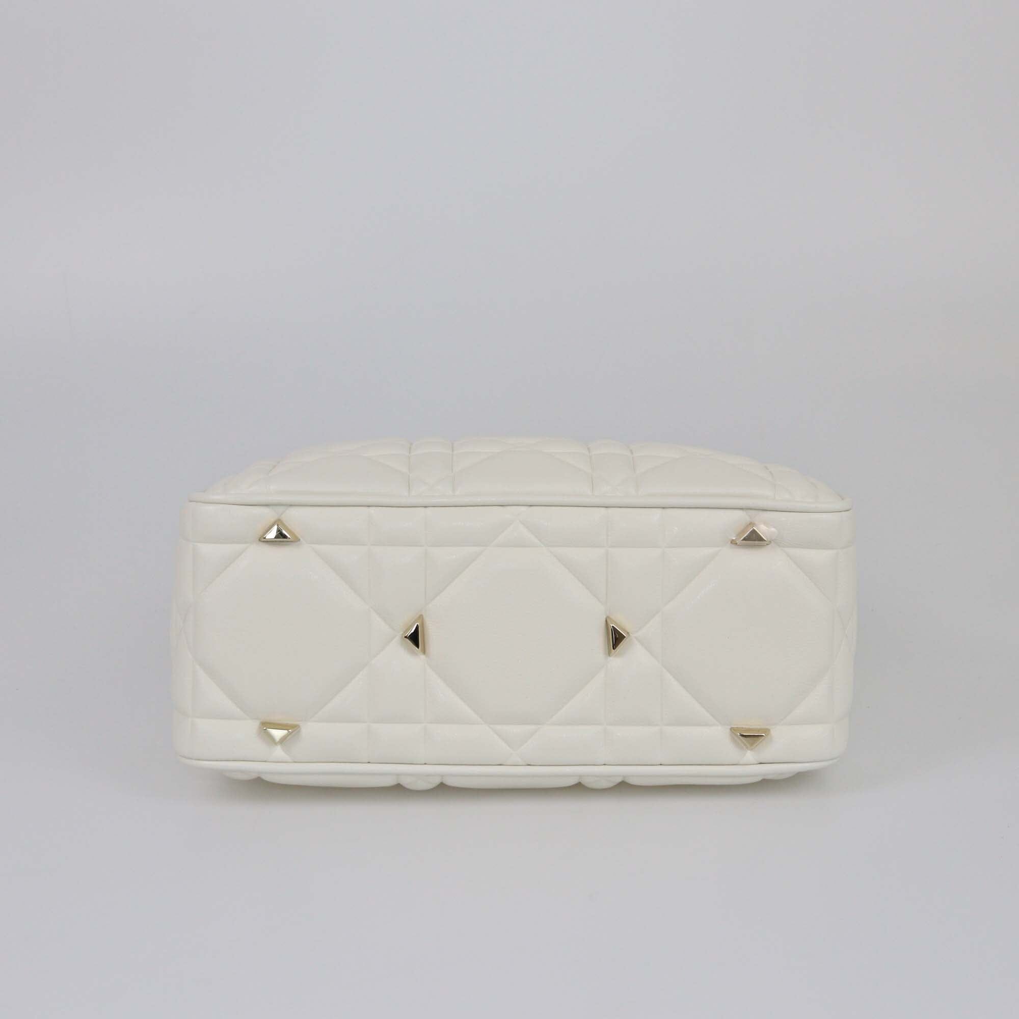 Christian Dior Off White Small The Lady 95.22 Top Handle Bag Womens Christian Dior 