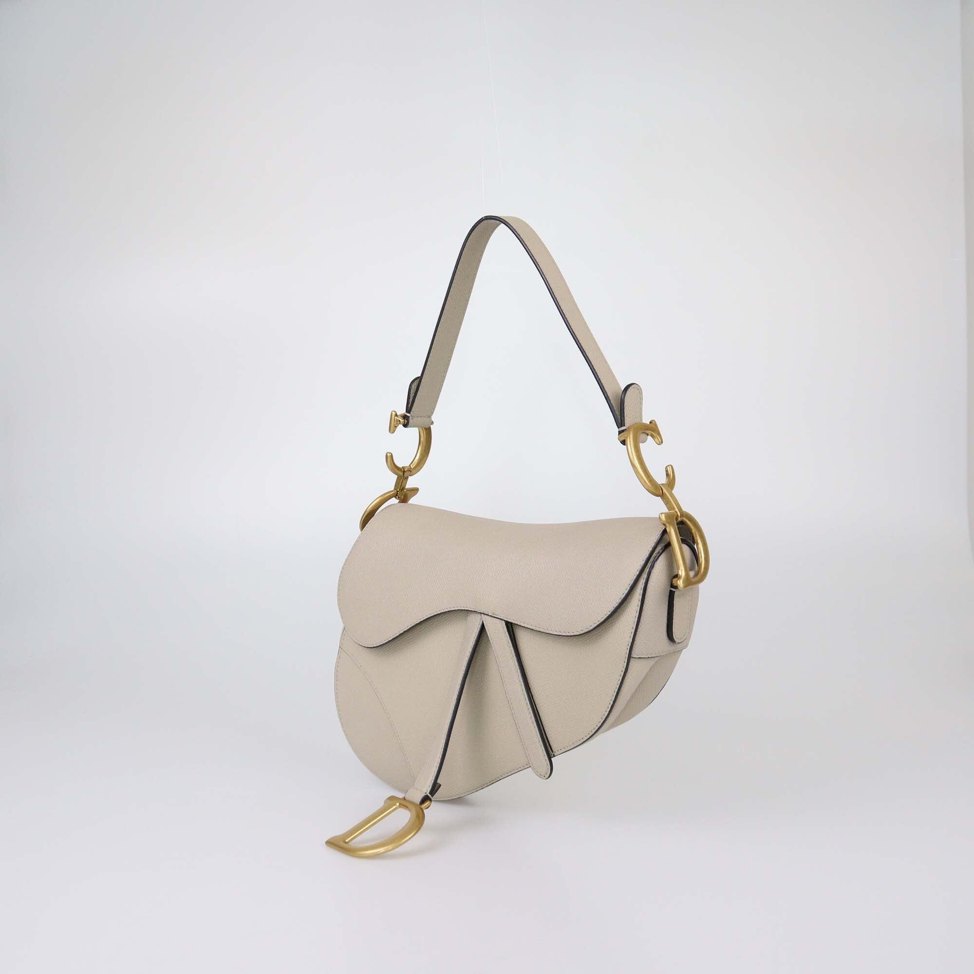 Christian Dior Light Beige Saddle Bag Womens Christain Dior 