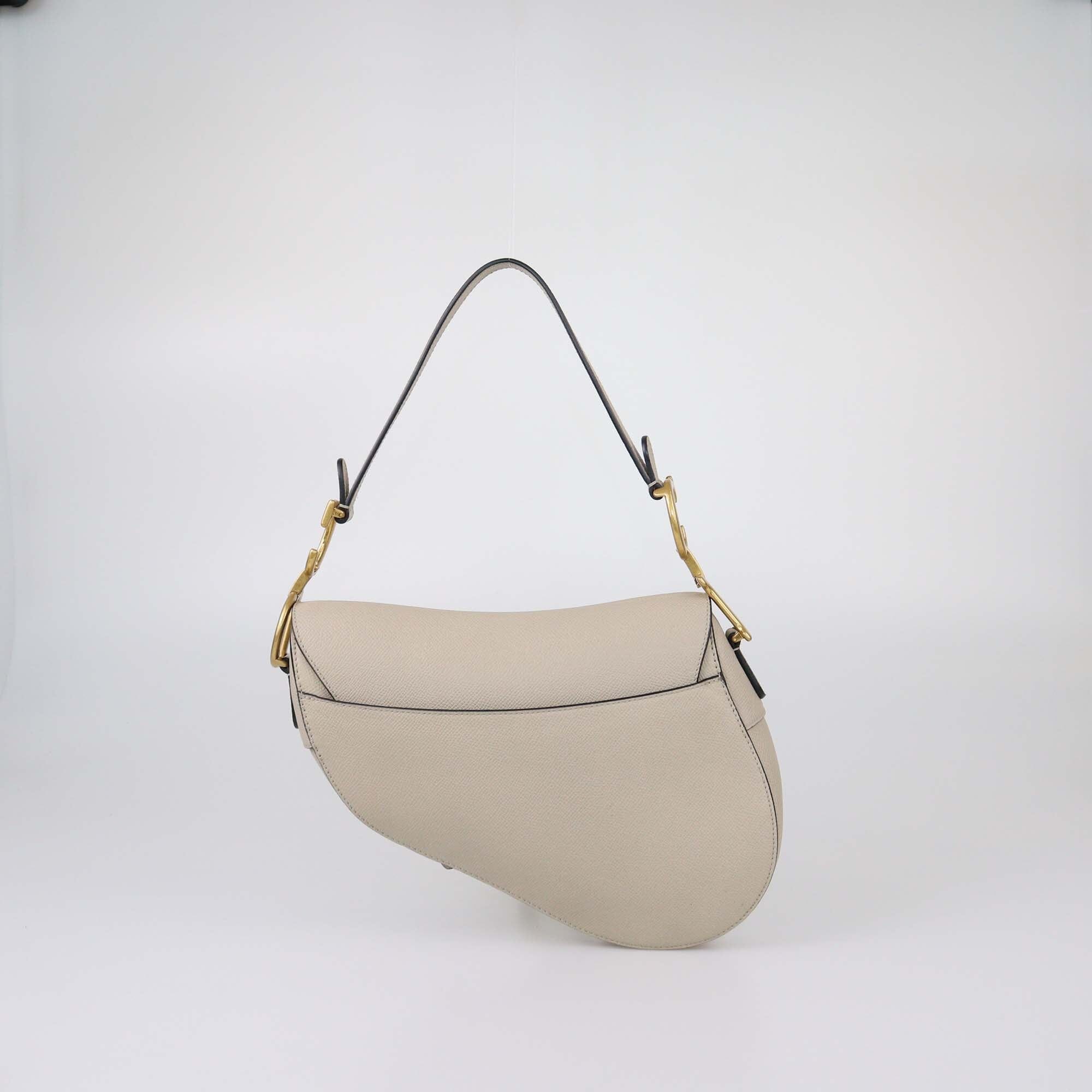 Christian Dior Light Beige Saddle Bag Womens Christain Dior 