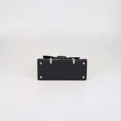 Goyard Black Goyardine Canvas Letters Camouflage Mini Saigon Top Handle Bag