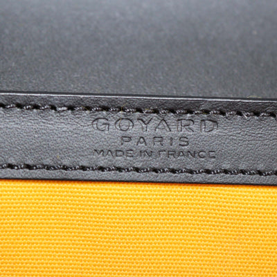 Goyard Black Goyardine Canvas Letters Camouflage Mini Saigon Top Handle Bag