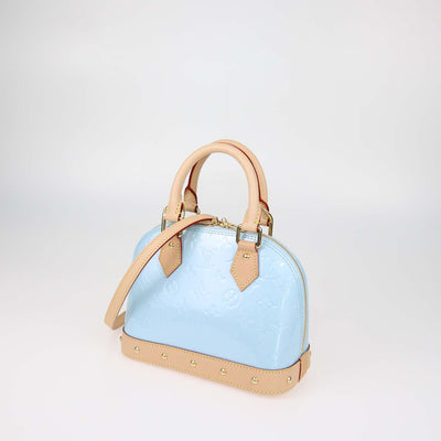 Louis Vuitton Sky Monogram Vernis Alma BB Bag