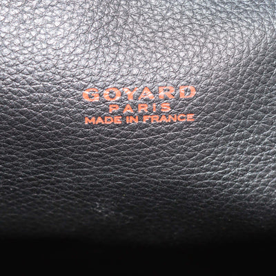Goyard Black Goyardine Canvas Bulldog Print Anjou PM Tote
