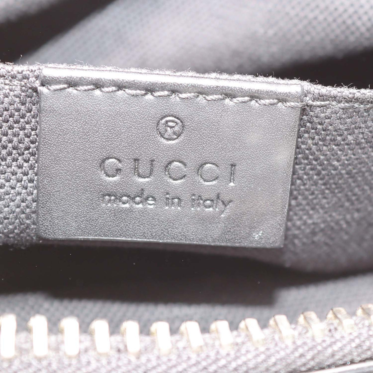 Gucci Black GG Supreme Canvas and Leather Messenger Bag