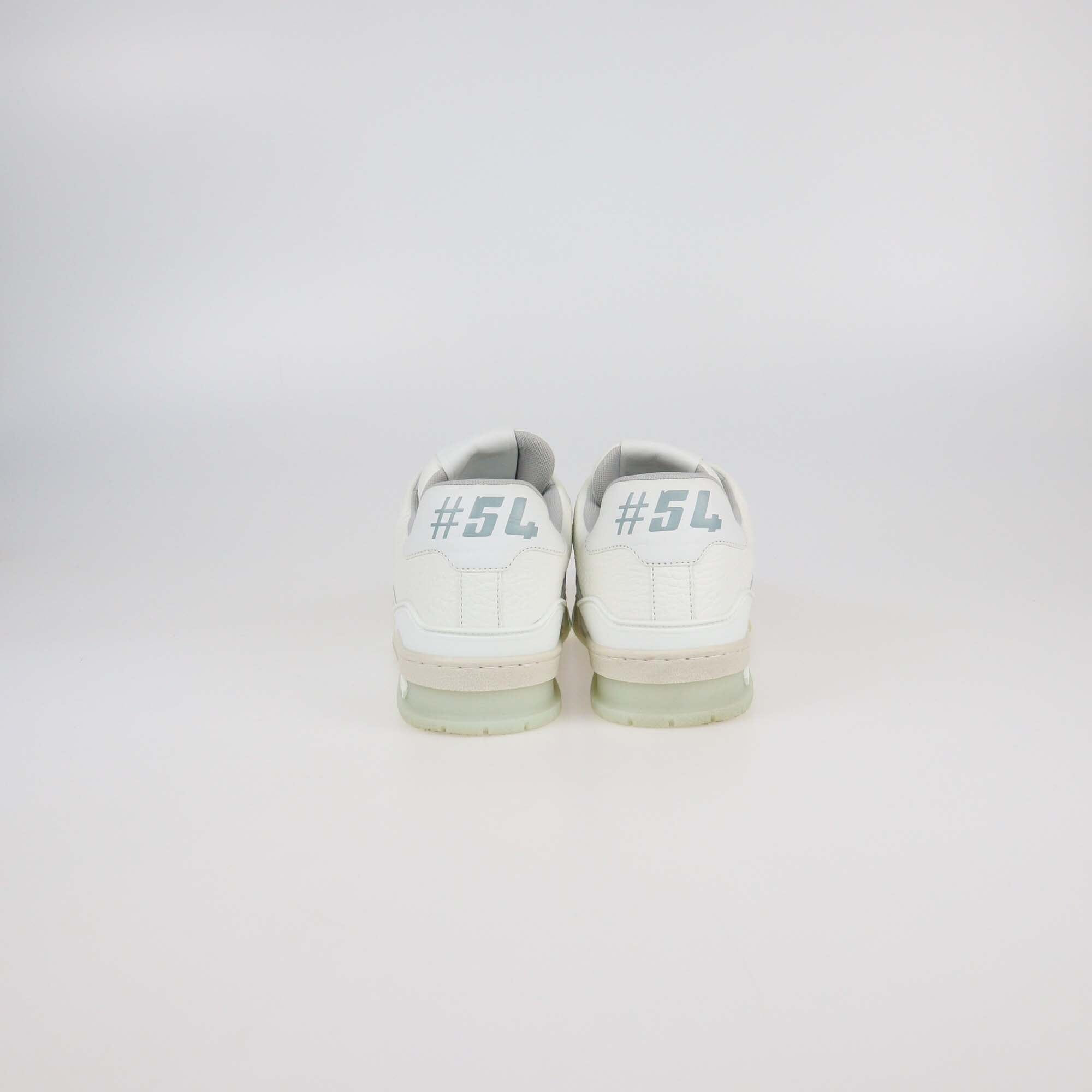 Louis Vuitton White Leather LV Trainer Sneakers Womens Louis Vuitton 