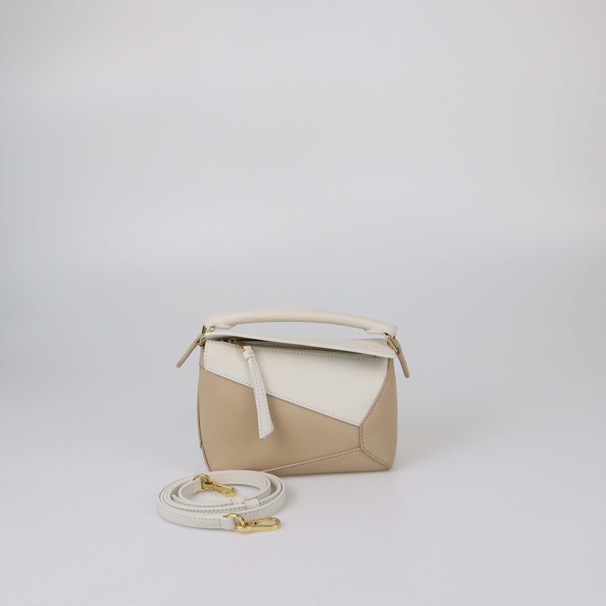 Loewe Bicolor Soft Mini Edge Puzzle Shoulder Bag Womens Loewe 