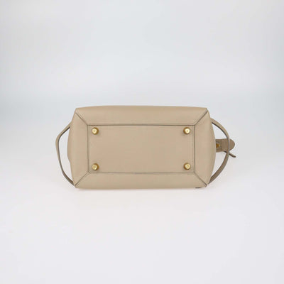 Celine Beige Leather Mini Belt Bag