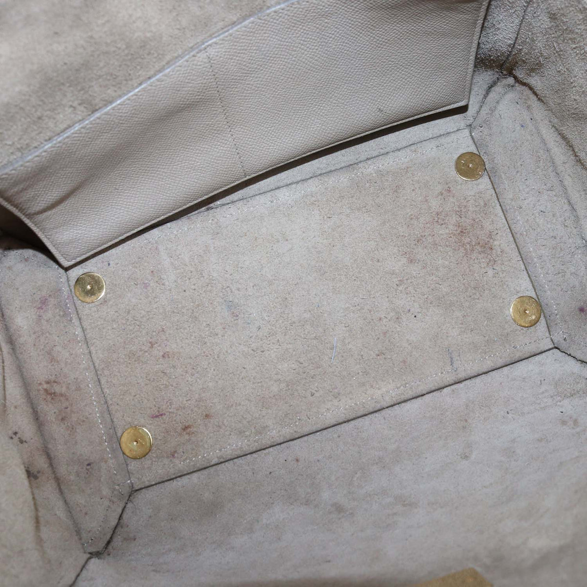Celine Beige Leather Mini Belt Bag