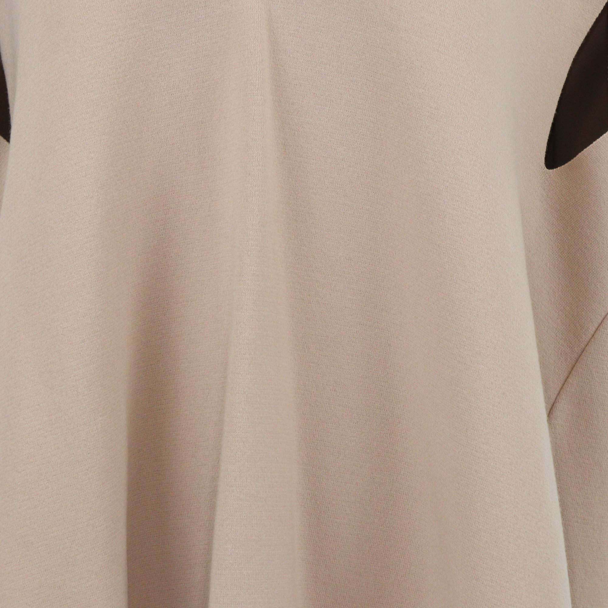 Maison Martin Margiela Beige Knitted Short Sleeve Oversized Jacket