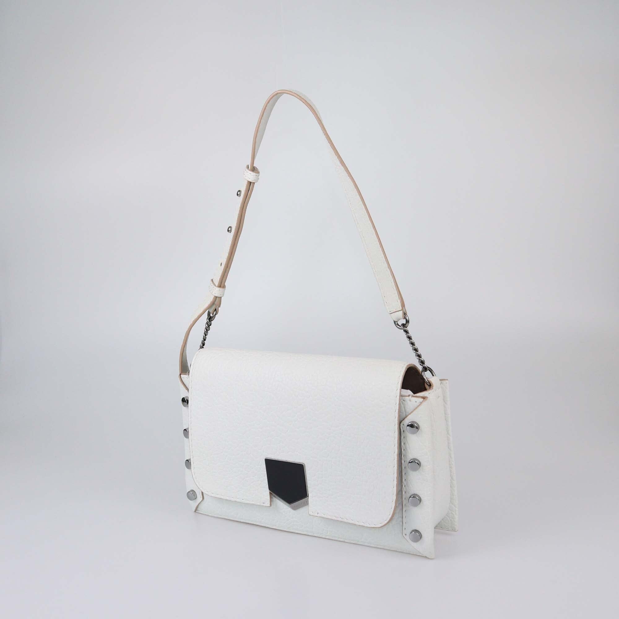 Jimmy Choo White Locket Shoulder Bag Womens Jimmy Choo 