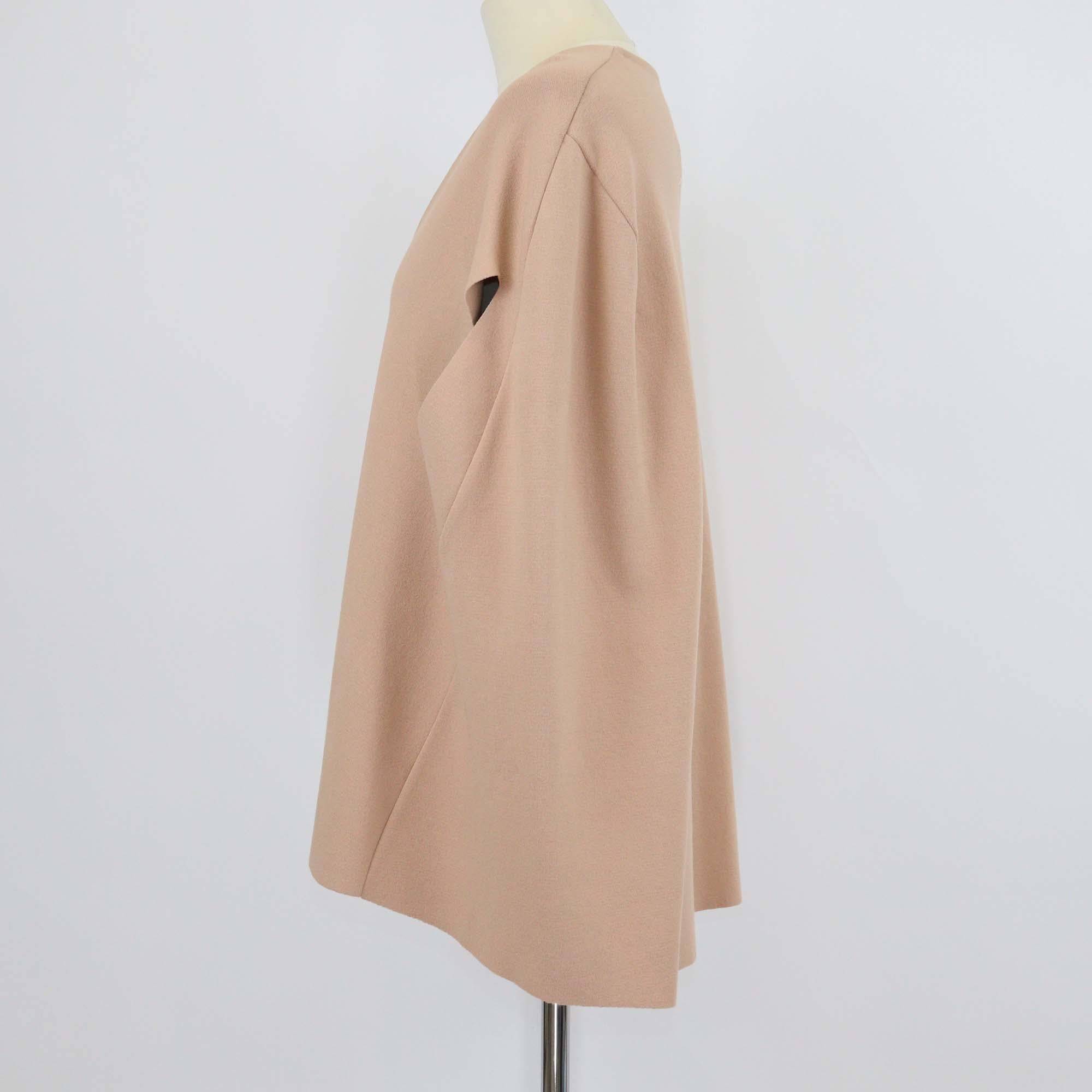 Maison Martin Margiela Beige Knitted Short Sleeve Oversized Jacket