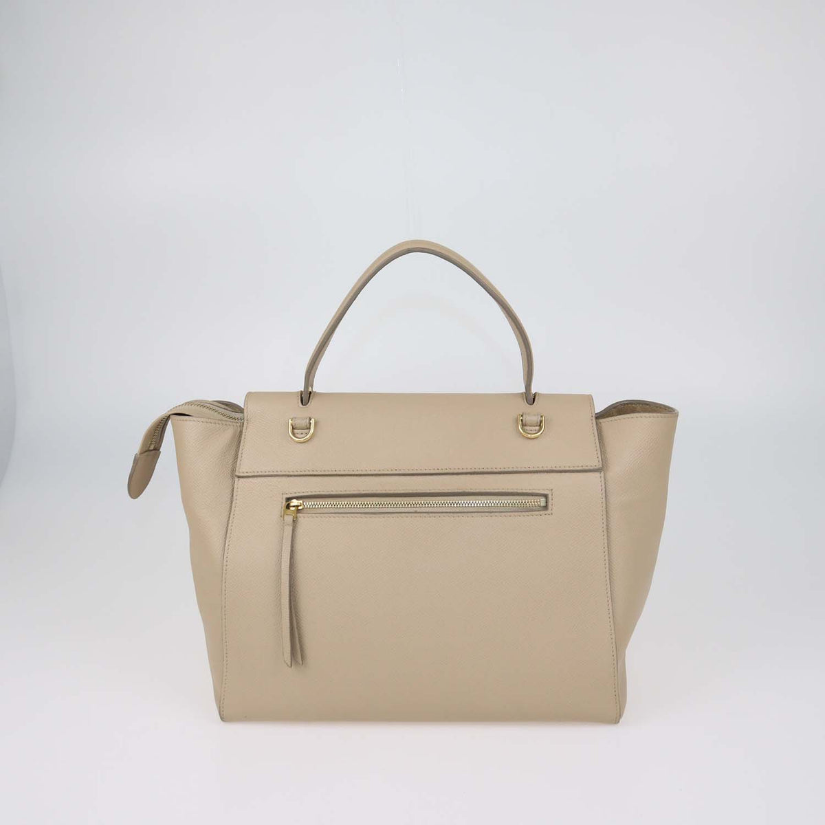 Celine Beige Leather Mini Belt Bag
