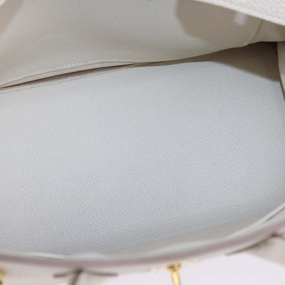 Hermes Craie Togo Leather Gold Hardware Birkin 25 Bag