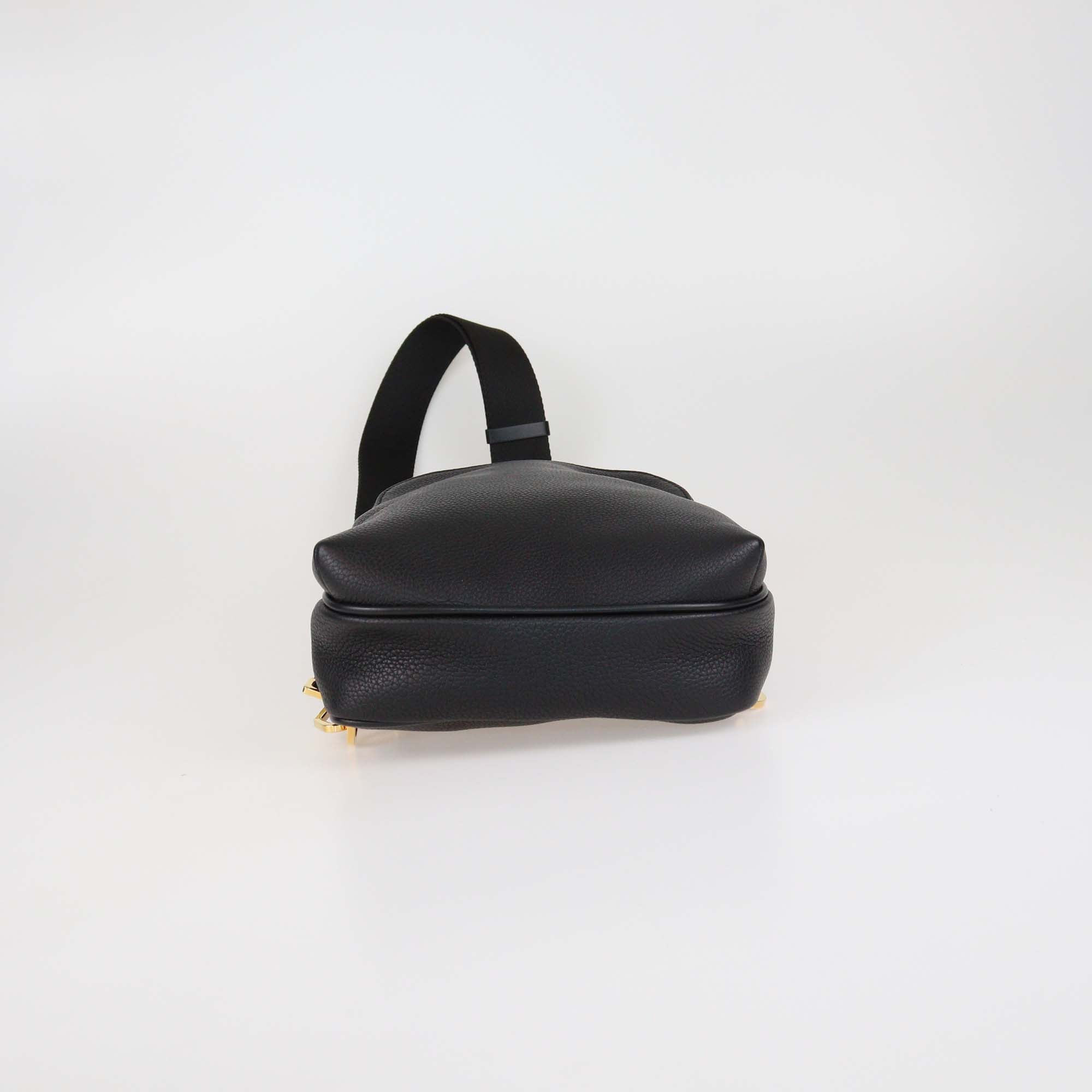 Tom Ford Black Leather Buckley Sling Bag