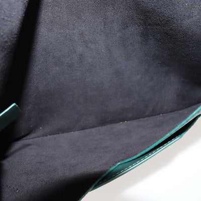 Montblanc Green Textured Leather Sartorial Envelope Pouch