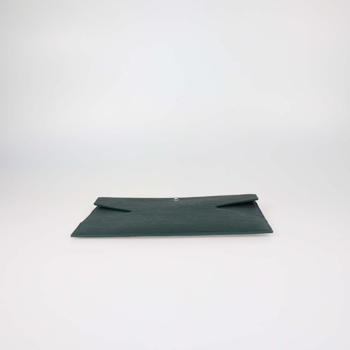 Montblanc Green Textured Leather Sartorial Envelope Pouch