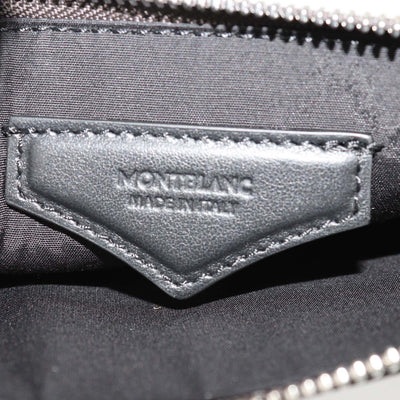 Montblanc Blue Leather Meisterstuck Skiers Scenic Pouch