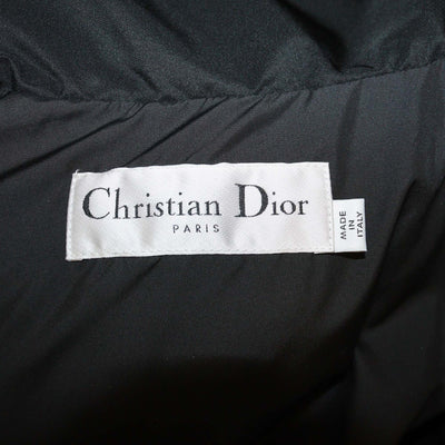 Christian Dior Nude Polyester Taffeta Dior Alps Belted Puffer Jacket