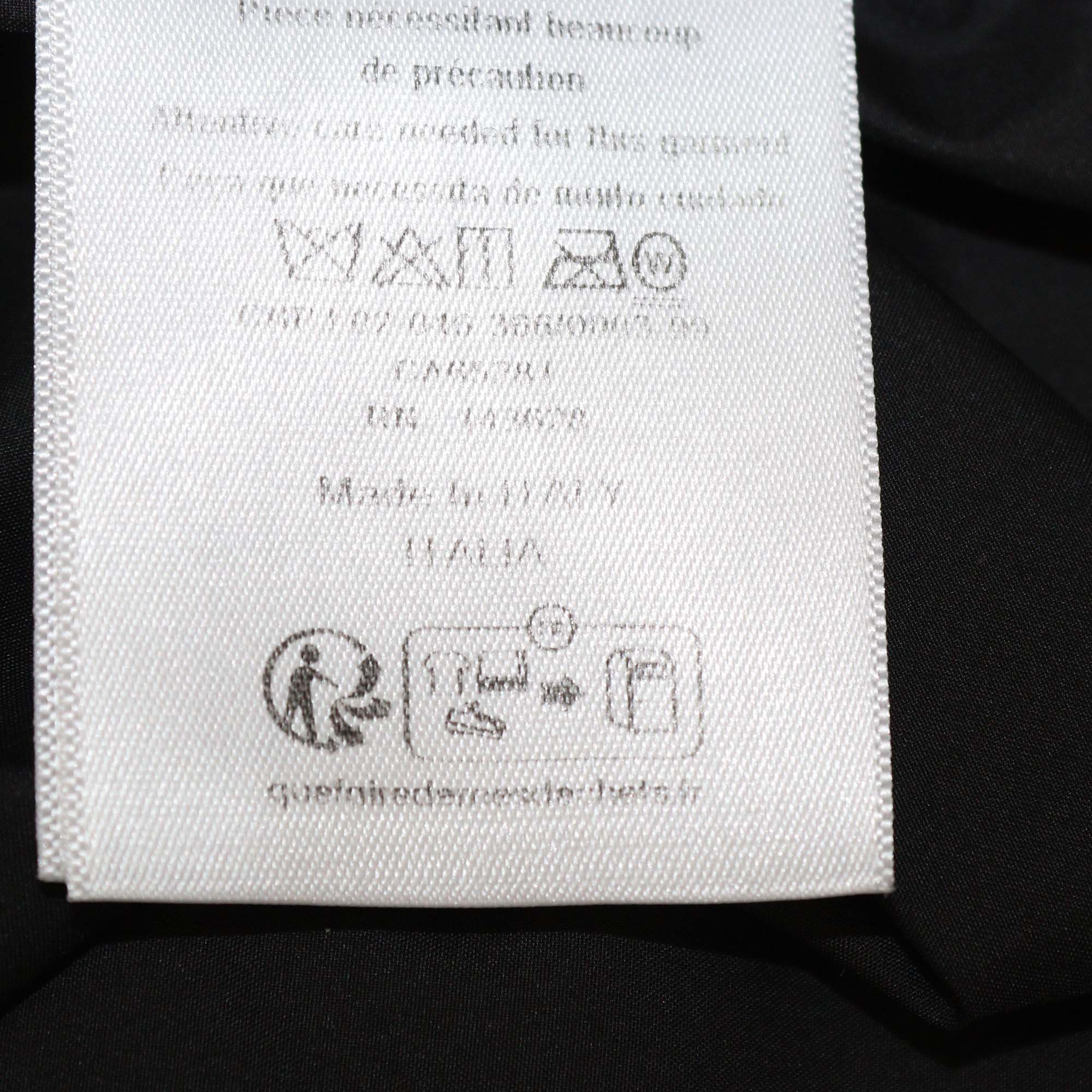 Christian Dior Nude Polyester Taffeta Dior Alps Belted Puffer Jacket