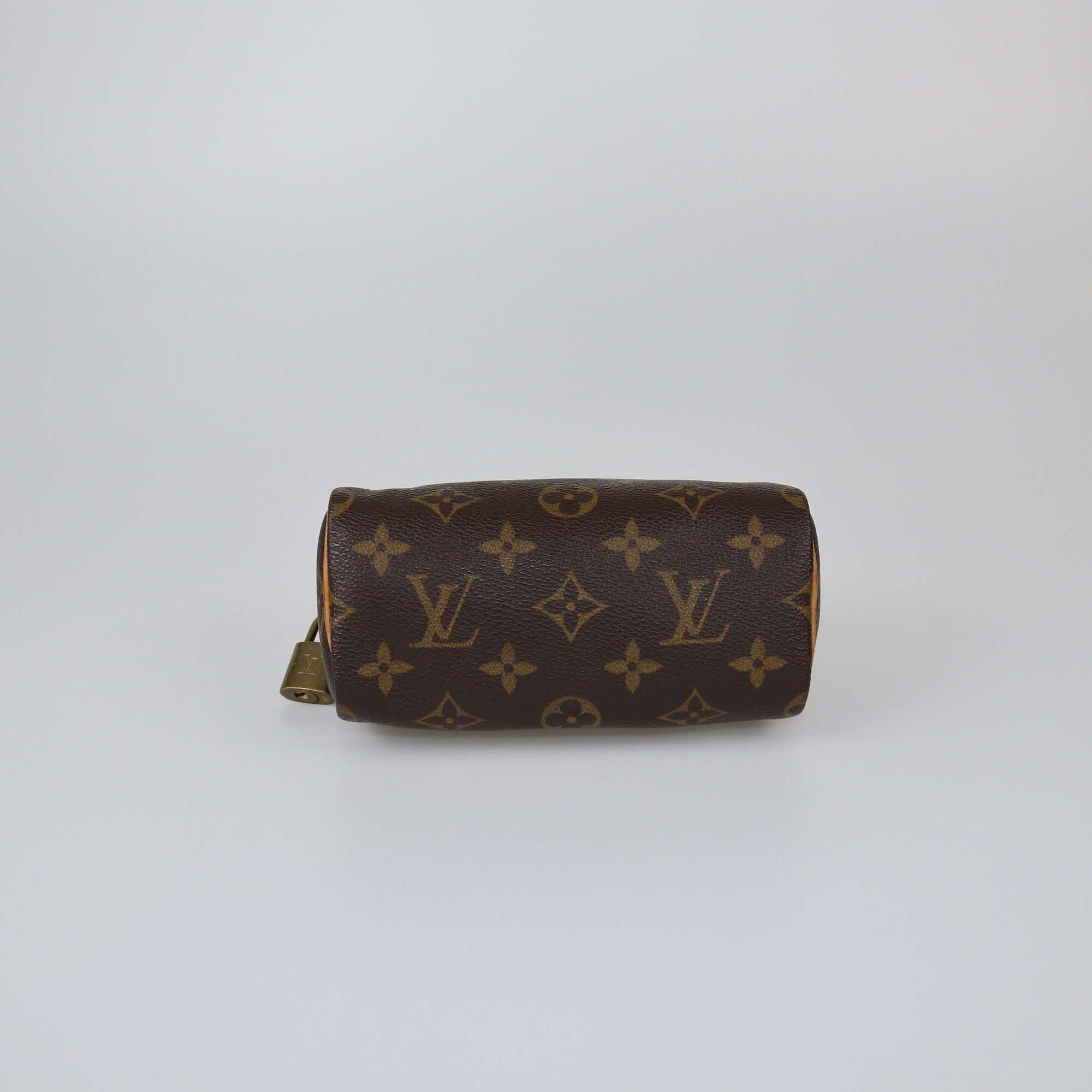 Louis Vuitton Monogram Canvas Nano Speedy Bag Womens Louis Vuitton 