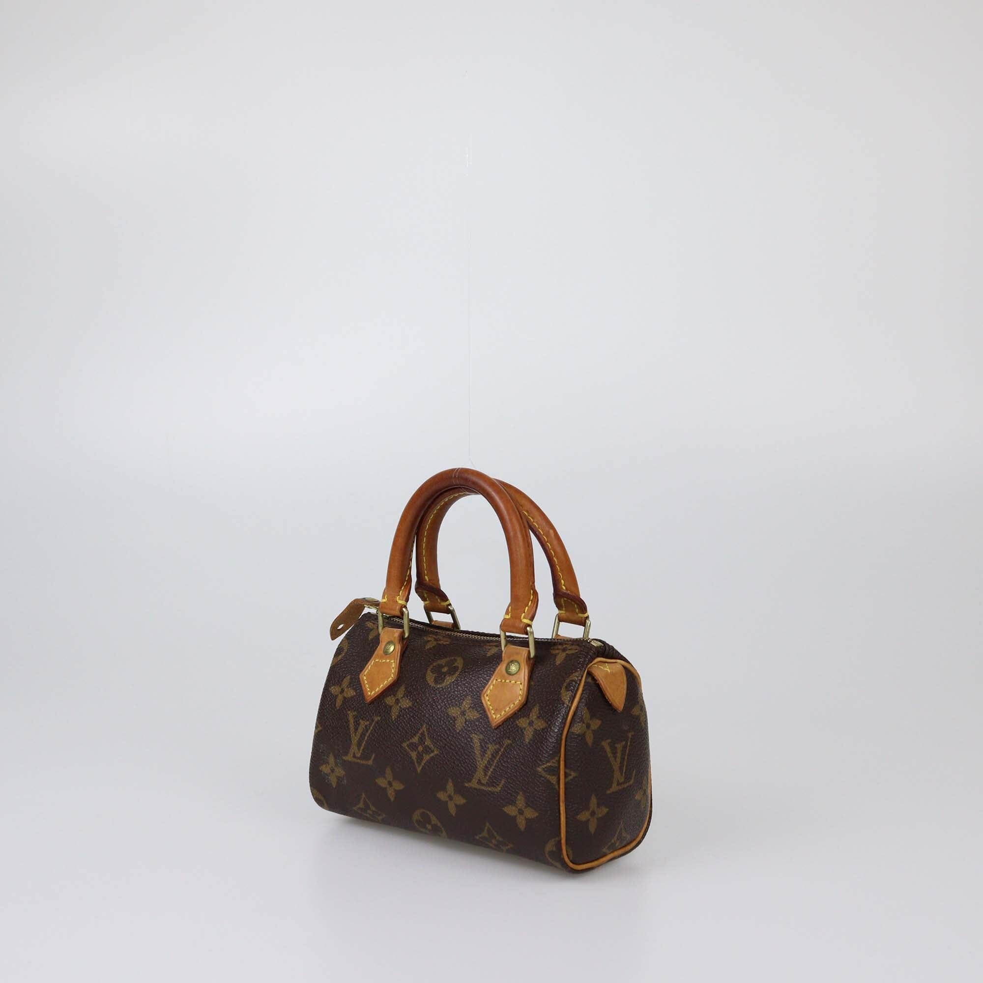 Louis Vuitton Monogram Canvas Nano Speedy Bag Womens Louis Vuitton 