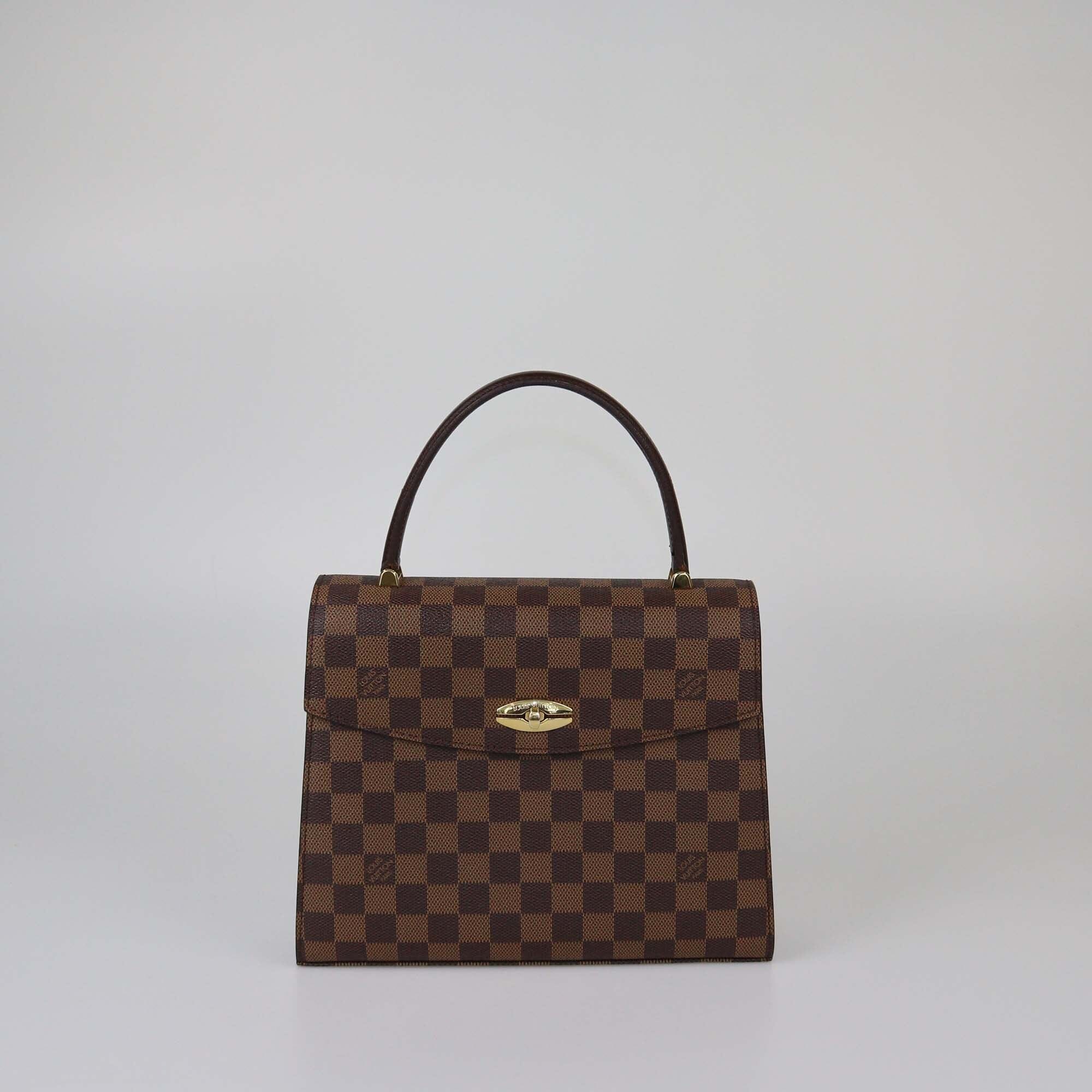 Louis Vuitton Damier Ebene Canvas Malesherbes Bag Womens Louis Vuitton 