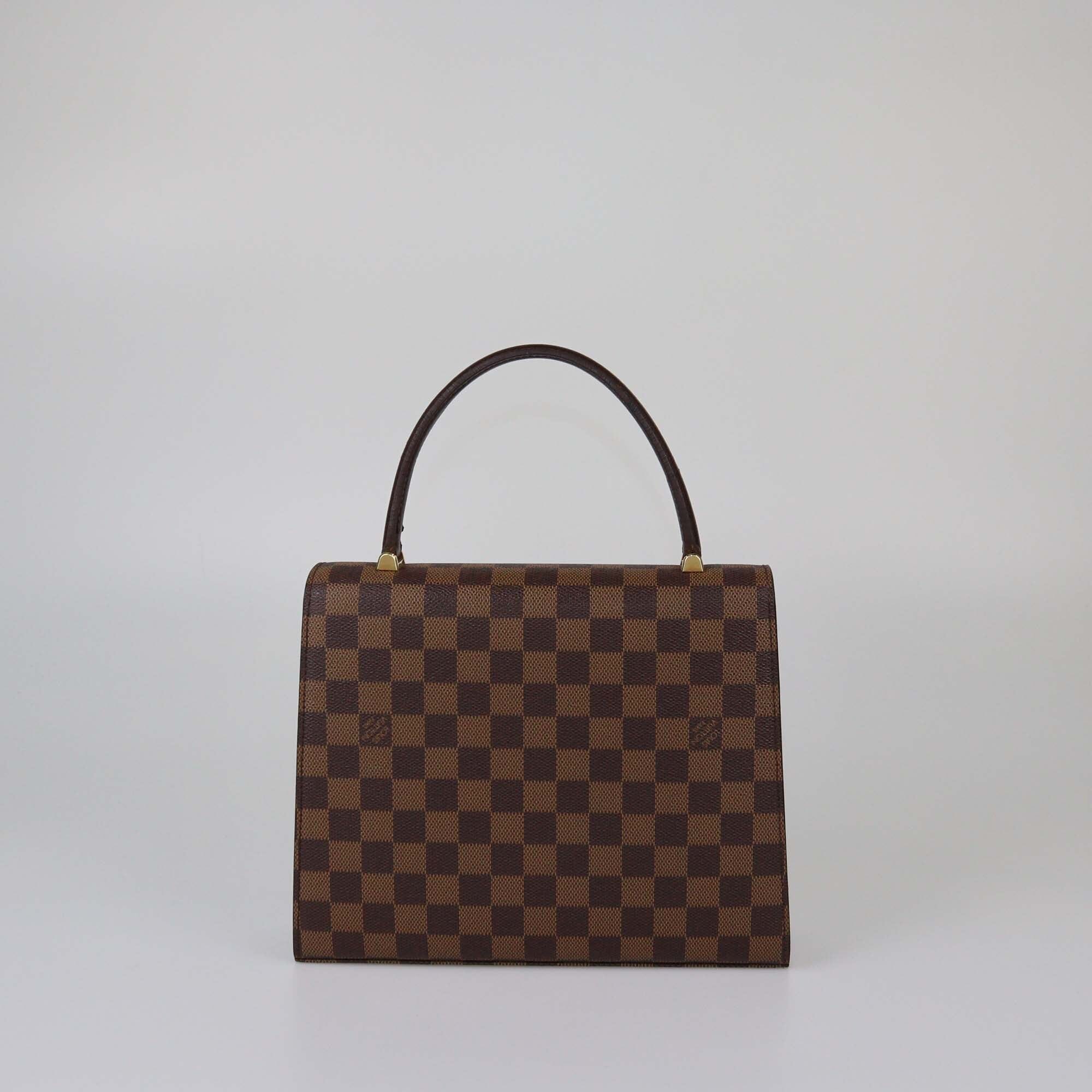 Louis Vuitton Damier Ebene Canvas Malesherbes Bag Womens Louis Vuitton 