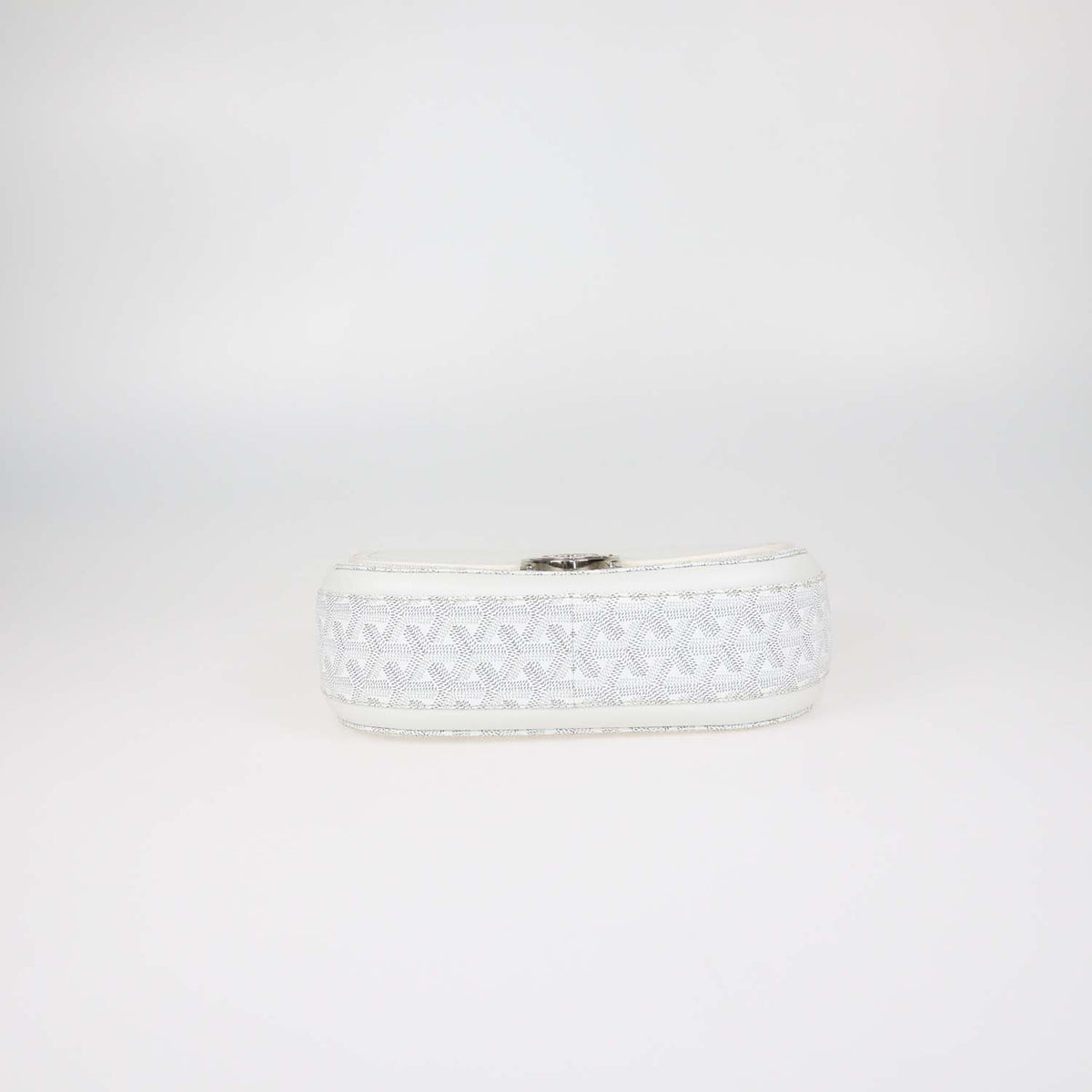 Goyard White Goyardine Coated Canvas and Leather 233 Shoulder Bag