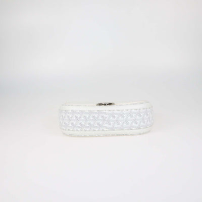 Goyard White Goyardine Coated Canvas and Leather 233 Shoulder Bag