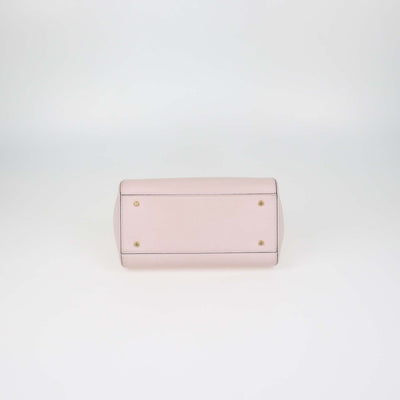 Valentino Light Pink Leather Small Alcove Top Handle Bag