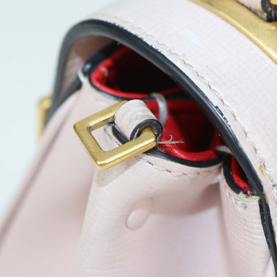 Valentino Light Pink Leather Small Alcove Top Handle Bag