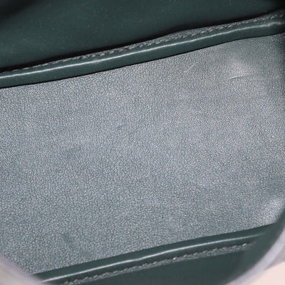 Hermes Vert Cypress Ostrich Mini Lndy Bag
